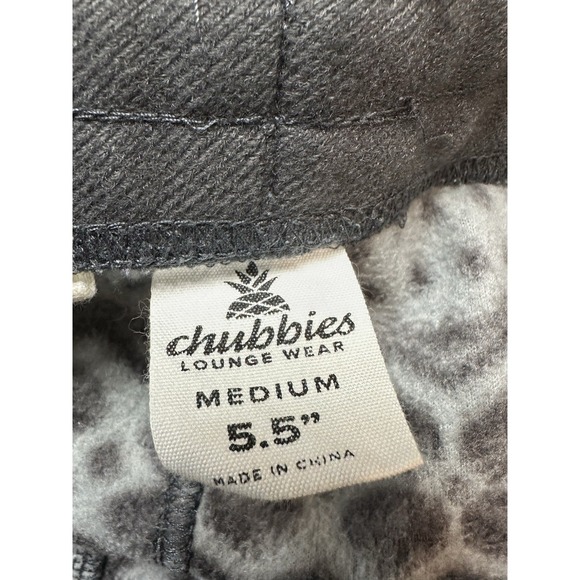 Chubbies Midwinter's Night Dream Fleece Lounge Shorts Bear Print Size M 5.5" - Picture 4 of 7